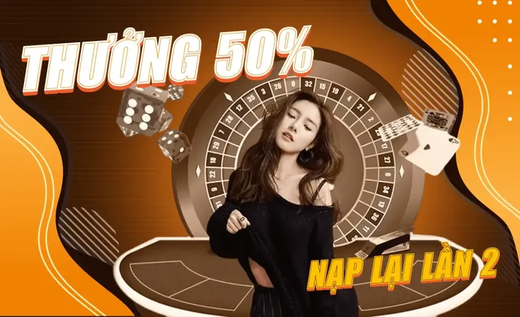 Nạp Lần 2 Tặng 50% Tại BK8 - Ưu Đãi Cá Cược Đỉnh Cao